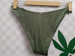 (1300)Olive Green Bikini Bottom