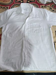 White Tabard Cotton Shirt