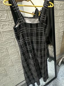 Plaid Pinafore Dress