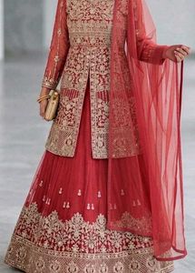 Brand New Red Heavy Lehenga