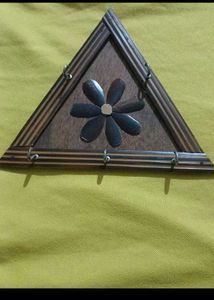 Unique Wooden Triangle Key Holder