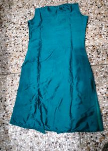 Teal Embellished Kurti
