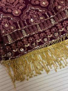 Embroidered Kurta with Tassel Hem