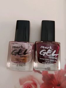 Avon Mark Gel Shine Combo 2 Big Nail Paints