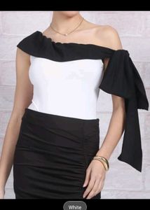 Chic Off-Shoulder Ruffled BODYSUIT
