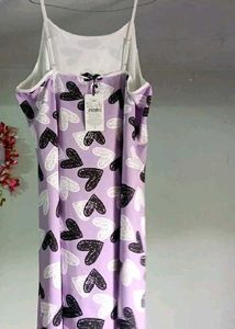 Cute Heart Print Nightdress