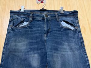 Men's Relaxed Fit Blue Jeans