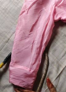 Pink Silk Kurta