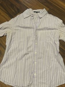Classic Striped Button-Down Shirt