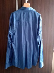 Boy's Blue Patterned Shirt