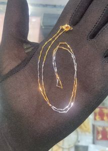 Anti -tanish Silver Gold Thin Chain