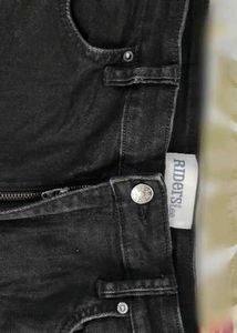 Black Ripped Denim Jeans