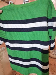 Zara Striped Knit Top