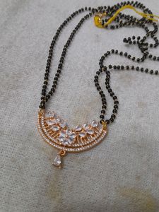 Ad Diamond 💎 Rose Gold Polish Mangalsutra