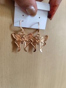 Korean Butterfly Studded Earrings