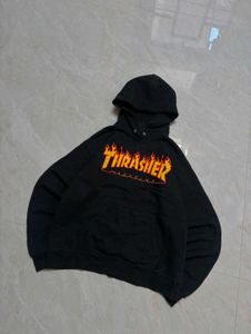Authentic Thrasher Flame Logo Pullover Hoodie
