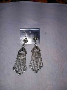 Elegant Rhinestone Dangle Earrings