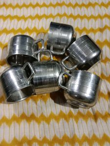 Vintage Stainless Steel Cups