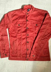 BIKERS Red Denim light Jacket