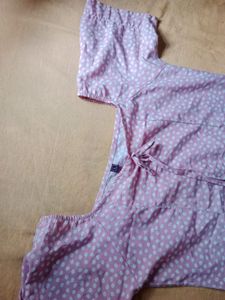 Chic Pink Polka Dot dress