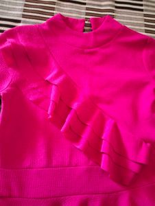 🦩Stylish Fuchsia Pink Branded Dress🦩