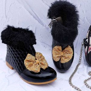 Black Boots With Bow