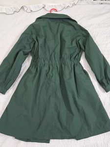 dark Green Lightweight Trench Coat size M