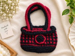 Handmade Knit Handbag