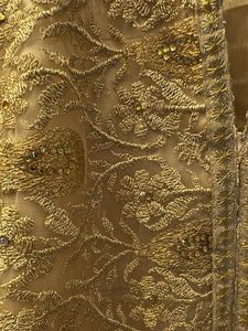 Elegant Gold Embroidered Kurta Set