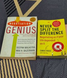 Negotiation Genius & Never Split the Difference Bo