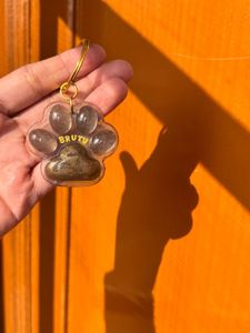 Custom Pet Collar tag paw shape