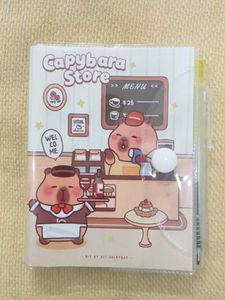 Cute Capybara Planner &amp; Pen Set
