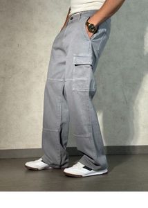 OFF DUTY Men's Grey Cargo Pants