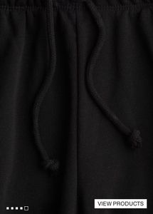 Black Wide Leg Lounge Pants