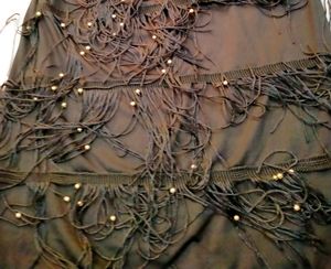 Brand New Black Stylish Layered Short Dress
