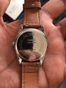 Casio Watch - Classic Brown Leather Strap