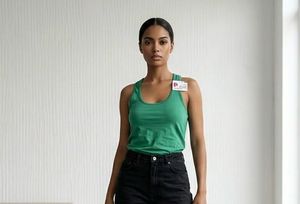 Green Racerback Tank Top
