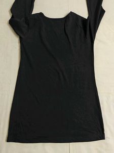 Black Graphic Long Sleeve T-Shirt