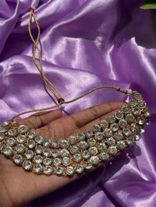 Elegant Stone Choker Necklace