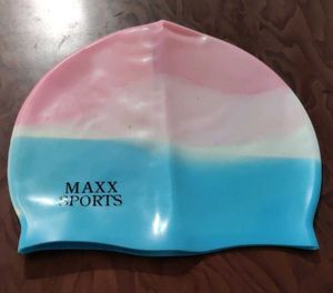 MAXX SPORTS Silicone Swim Cap