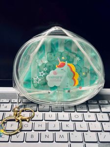 Cute Unicorn Pouch with Keychain