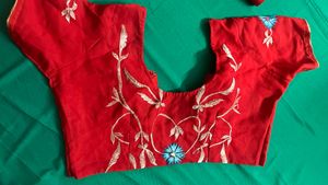 FESTIVE SPECIAL HEAVY RED SAREE