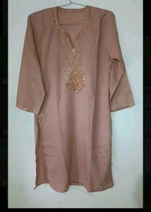 two set kashmiri tila work kurti combo with free p