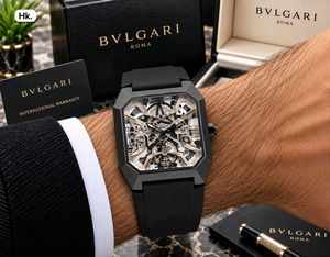 Bvlgari Skeleton Automatic Watch SQUARE DIAL FOR M