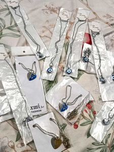 Bundle of Evil Eye &amp; Heart Necklaces