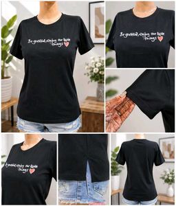 Graphic Print Black T-Shirt