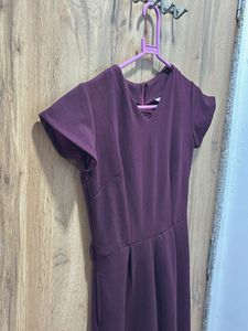 Stylish Burgundy Jumpsuit