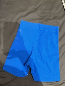 Blue Girls' Bike Shorts