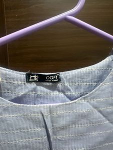 New Light Blue Oofy Designer Top for Ladies