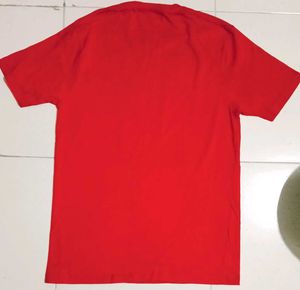 Tommy Jeans Red T-Shirt - Pure Cotton